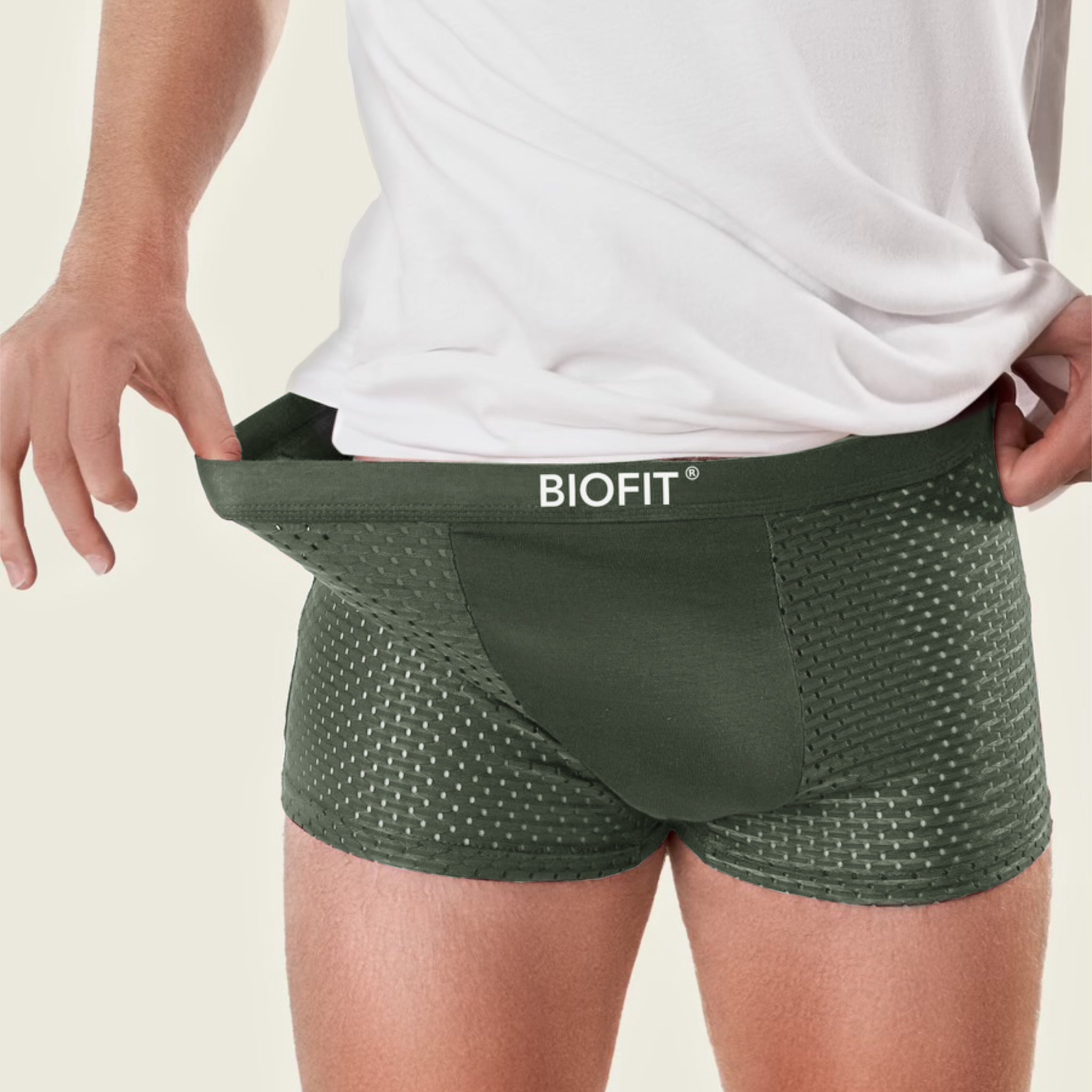 BIOFIT® Boxers en Bambou - Lot de 5 Multicolore | + 5 GRATUITS