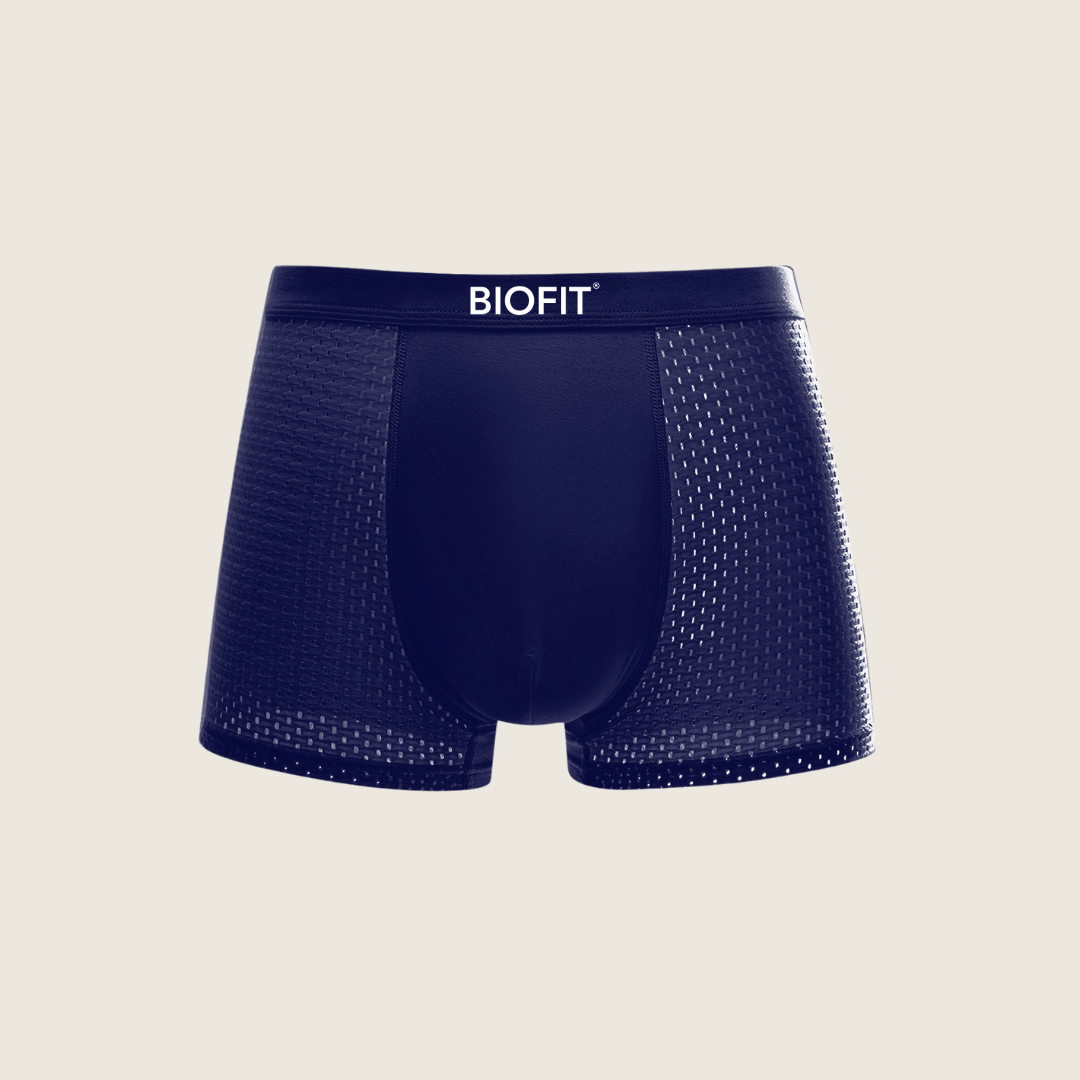 Lot de 10 boxers en bambou BIOFIT® bleu