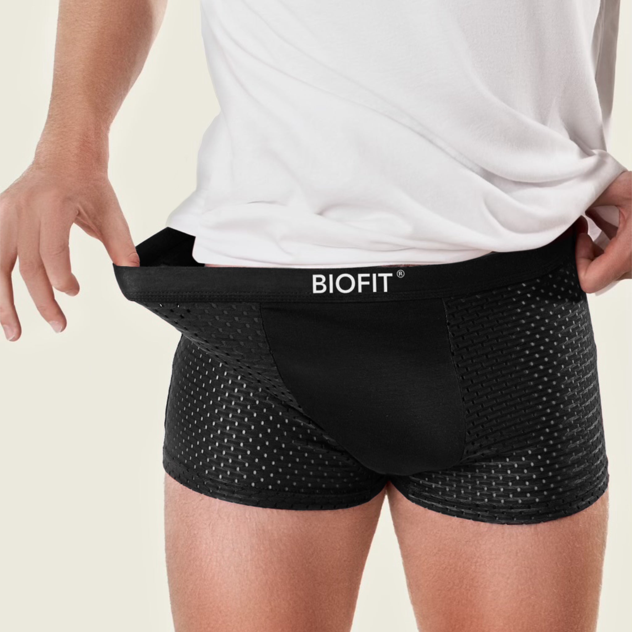 BIOFIT® Bamboo Boxers 5-Pack Black | + 5 FREE