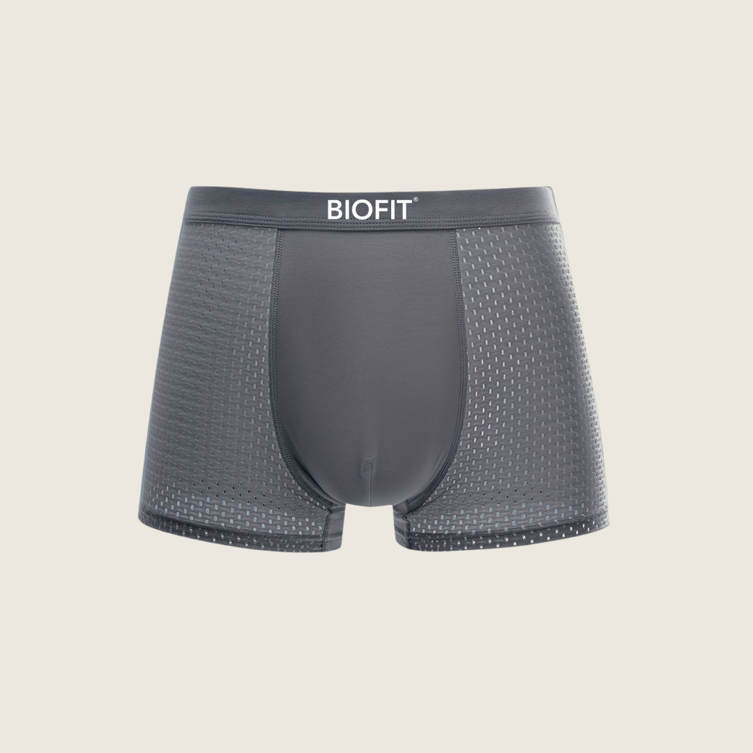 BIOFIT® Bambus-Boxershorts 5-Pack Grau | + 5 GRATIS