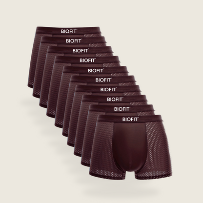 BIOFIT® Bambus-Boxershorts 5-Pack Rot | + 5 GRATIS