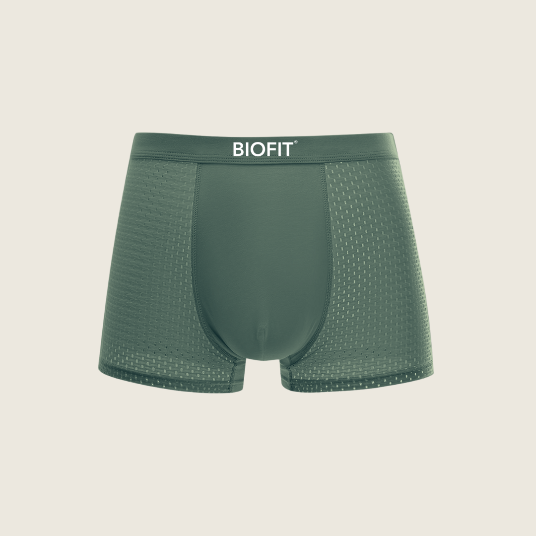 BIOFIT® Bamboo Boxers 10-Pack Green