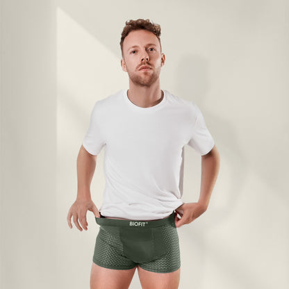 BIOFIT® Boxers en Bambou - Lot de 5 Vert | + 5 GRATUITS