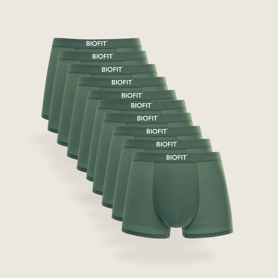 BIOFIT® Bamboo Boxers 5-Pack Groen | + 5 GRATIS